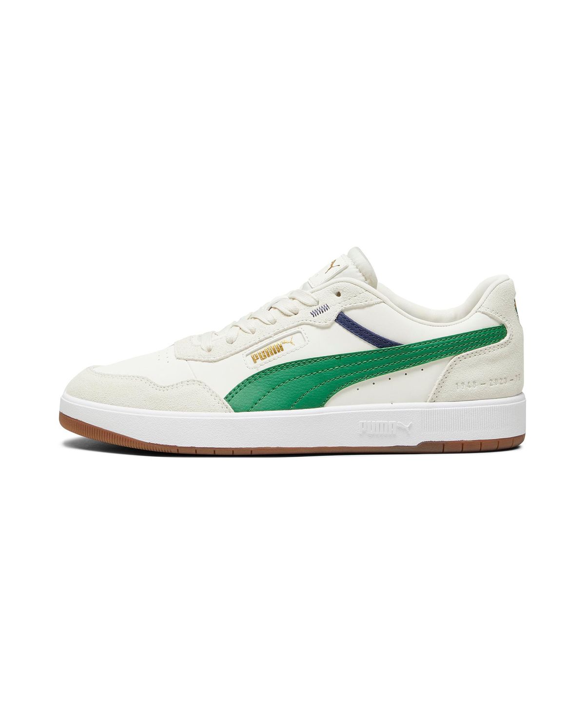 푸마(PUMA) 코트 울트라 75주년 - 아이보리:그린 / 392491-02