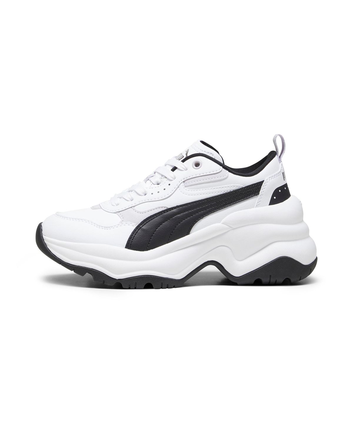 푸마(PUMA) 실리아 웨지 - 화이트:블랙:라벤더 / 393915-01