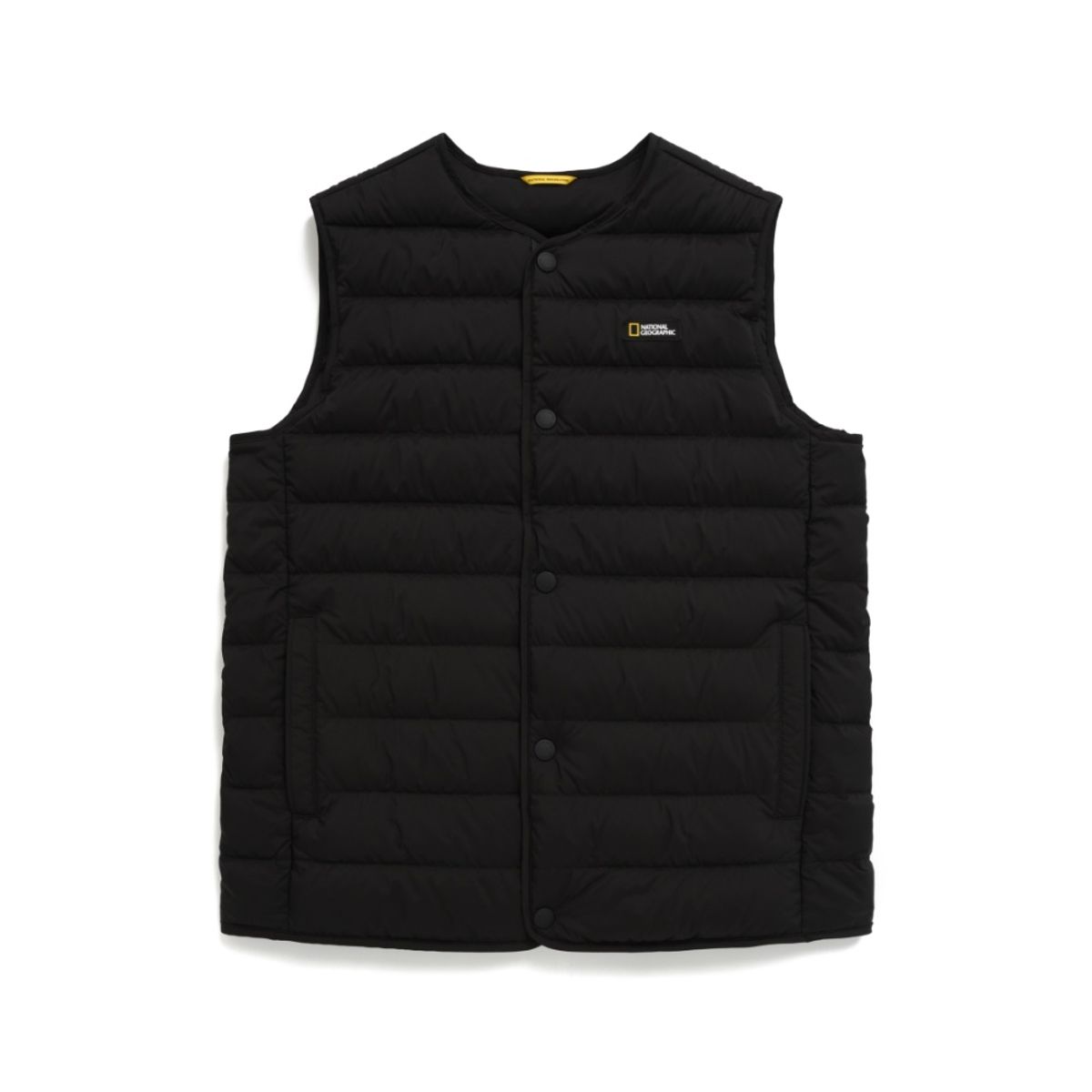 내셔널지오그래픽 키즈(NATIONAL GEOGRAPHIC KIDS) K234UDV920 라운드넥 경량 덕 다운 베스트 CARBONBLACK