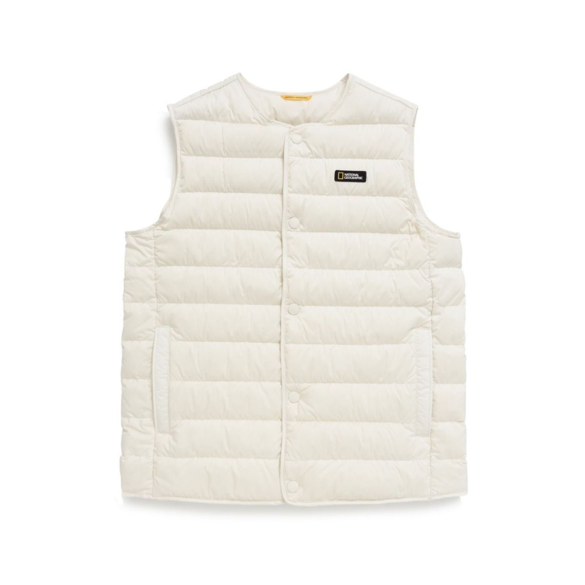 내셔널지오그래픽 키즈(NATIONAL GEOGRAPHIC KIDS) K234UDV920 라운드넥 경량 덕 다운 베스트 IVORY