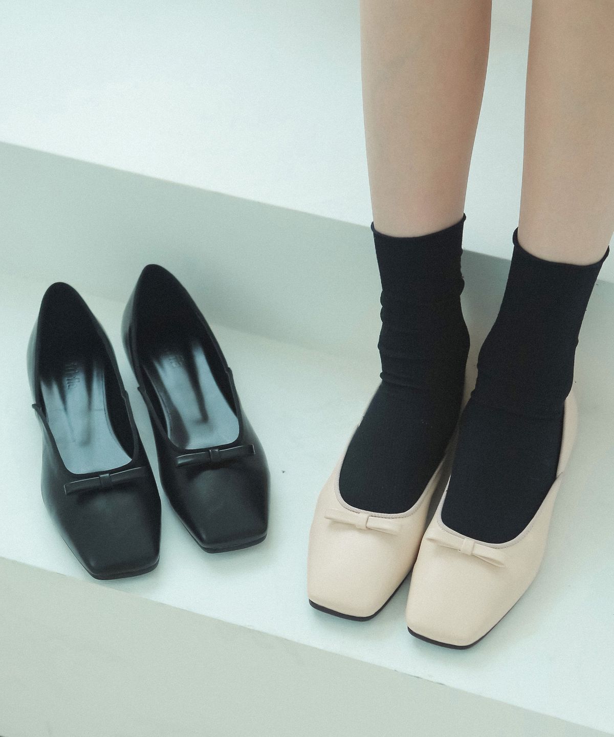 프리플라(FRI FLA) A8146 ribbon flat _ 2colors