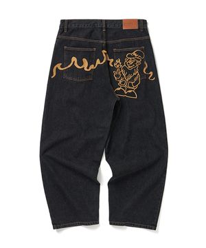 DWARF DENIM PANTS (BLACK)