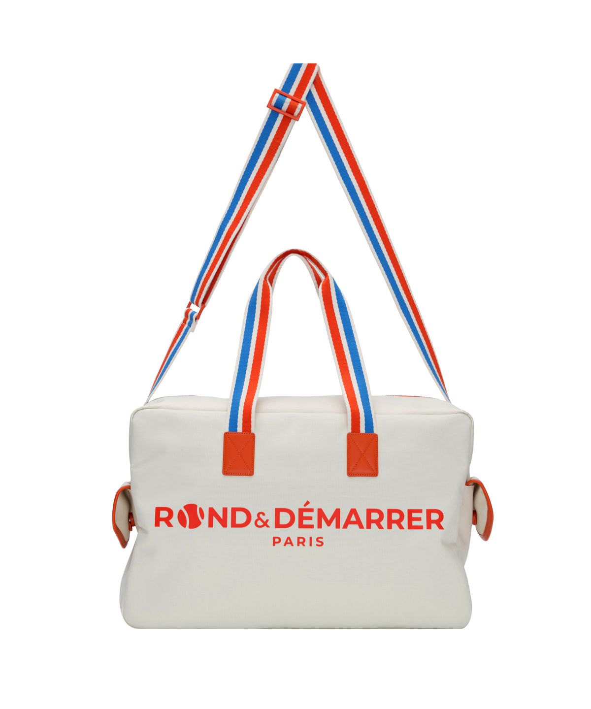 론앤디마리(ROND&DÉMARRER) [남녀공용] 시그니처 로고 테니스 보스턴백 (아이보리)