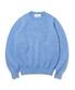 쉐기독 울 100% 라운드 니트 BLUE