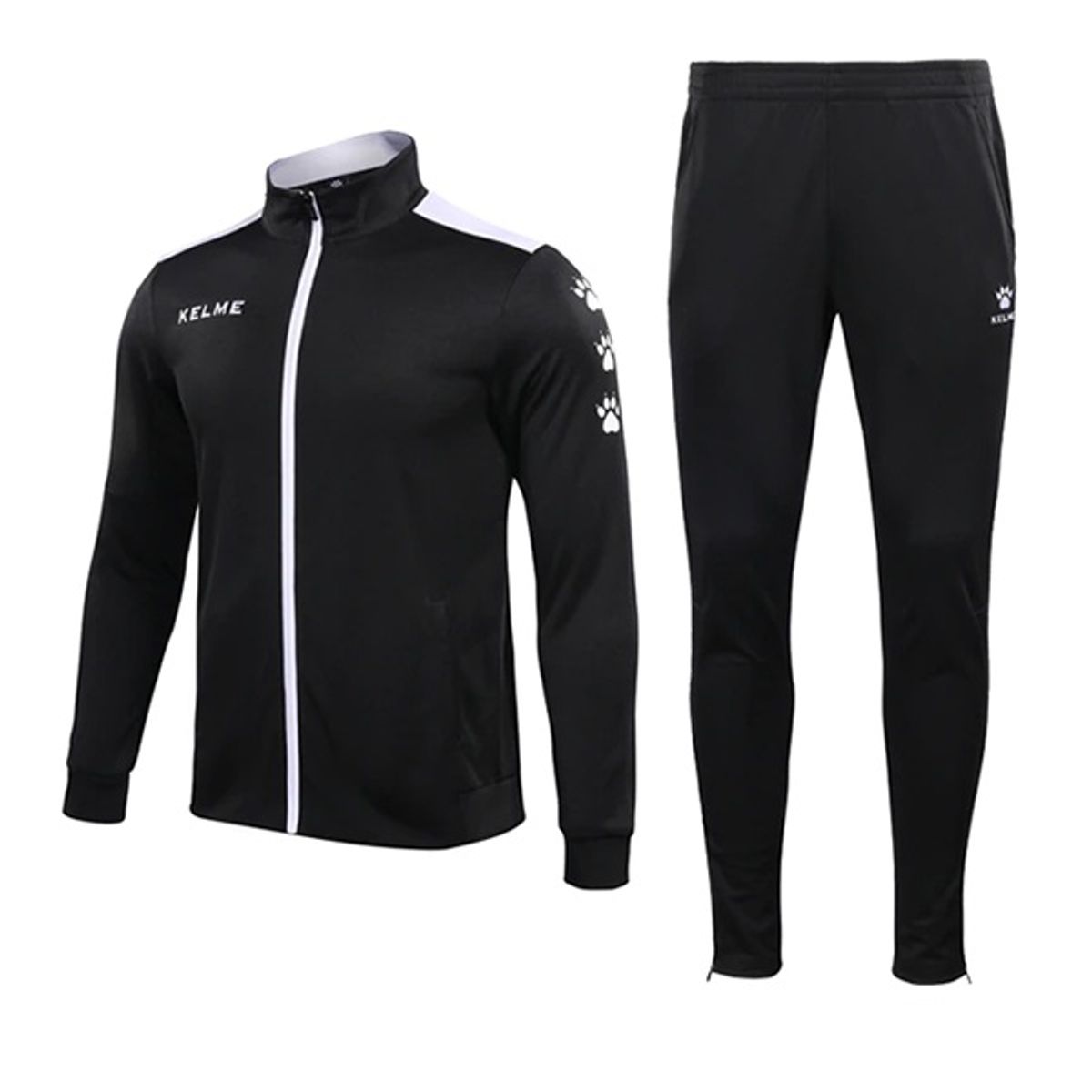 켈미(KELME) 3771200 트랙수트 (풀 집업) 블랙/화이트