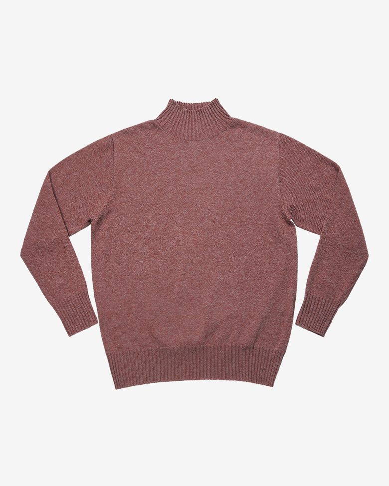 Whole Garment Mock-neck (Red)