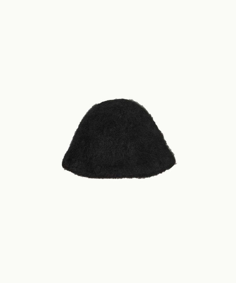 ALPACA BUCKET HAT_BLACK