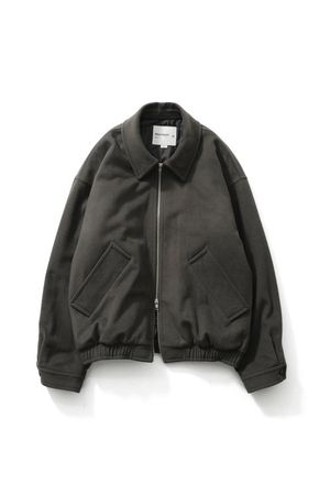 Mayor Wool Blouson Jacket Dark Gray