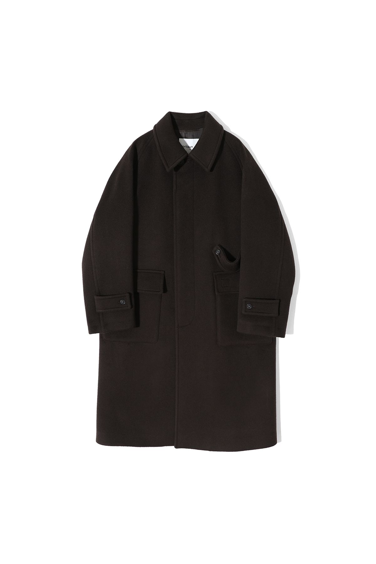 홀리선(HORLISUN) Winterport Wool Coat Dark Brown