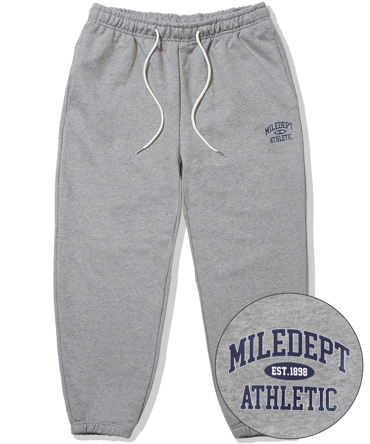 더마일(THEMILE) MILE DEPT SWEAT PANTS [GREY]