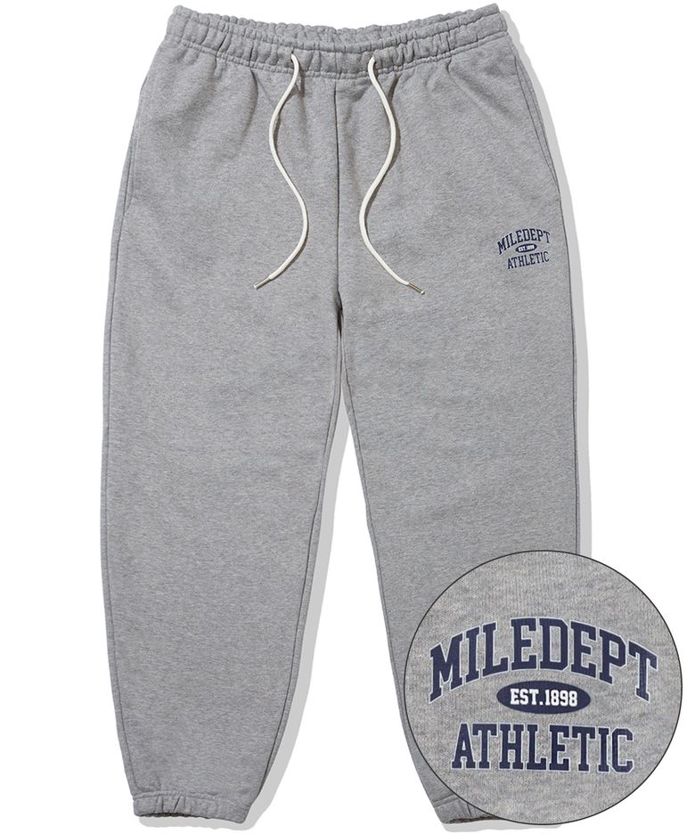 MILE DEPT SWEAT PANTS [GREY]