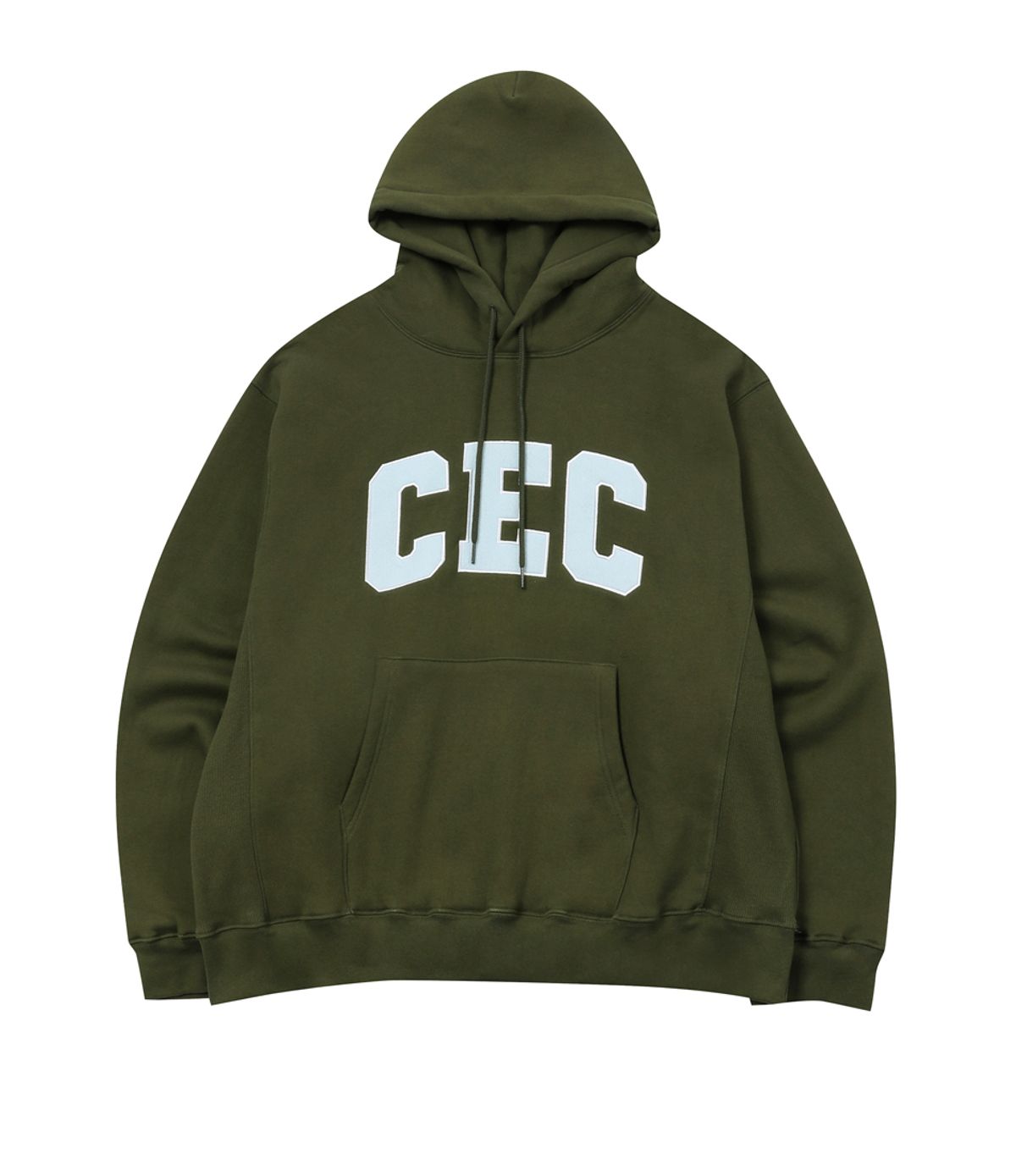 챈스챈스(CHANCECHANCE) CEC ARCH LOGO HOODIE(KHAKI/기모)