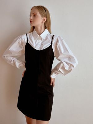 Scone mini dress (black)