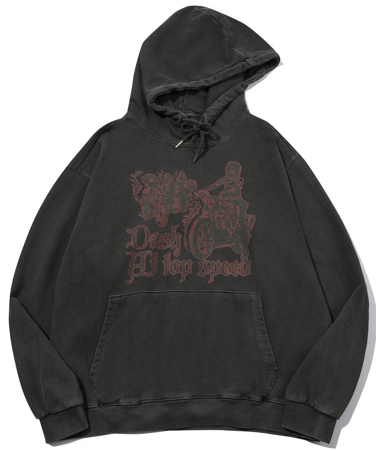 이퓨원트(IFYOUWANT) DASH pigment HOOD smoke black
