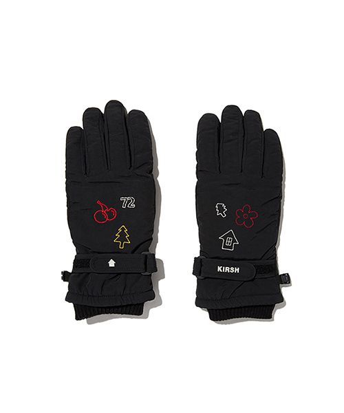 ☆送料・関税込☆KIRSH★QUILTING PADDING STITCH GLOVES★ MUSINSA | KIRSH Quilted padded stitch gloves [black]