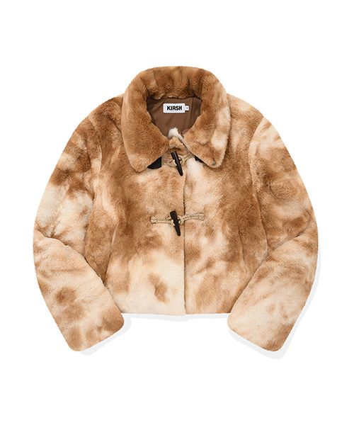 [ KIRSH ]★TOGGLE POINT CROP FUR JACKET MUSINSA | KIRSH Toggle point crop fur jacket [multi]