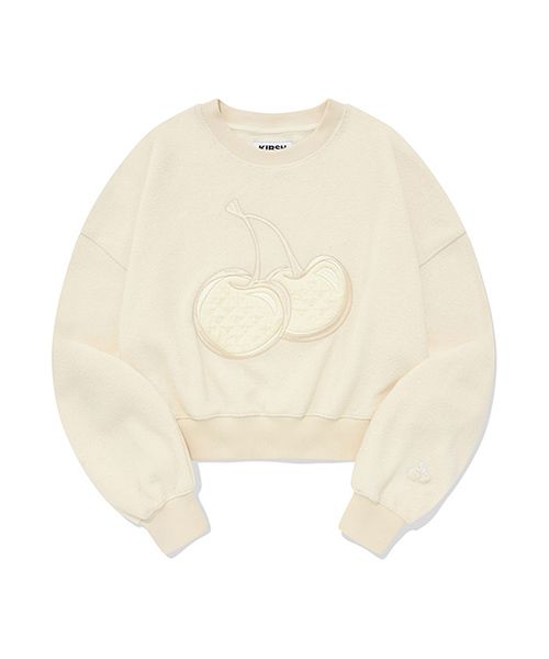 Tシャツ・カットソー KIRSH Big Cherry Sweatshirt Ivory KKSFCTM503MIVA DHgate.com:Mens Fashion Brand Sweater, Kirsh Large Cherry