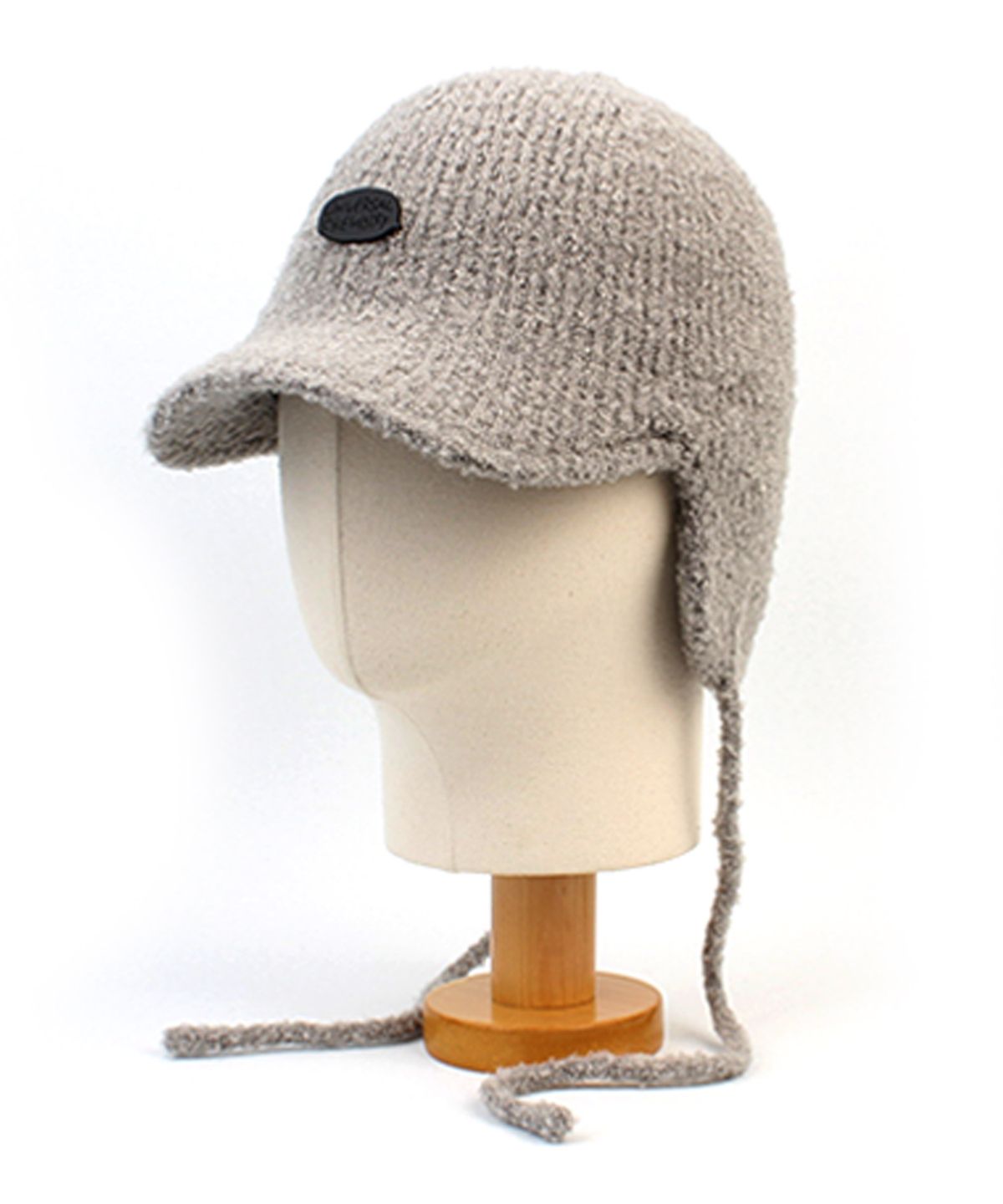 유니버셜 케미스트리(UNIVERSAL CHEMISTRY) Knit Gray Earflap Cap 니트귀달이모자