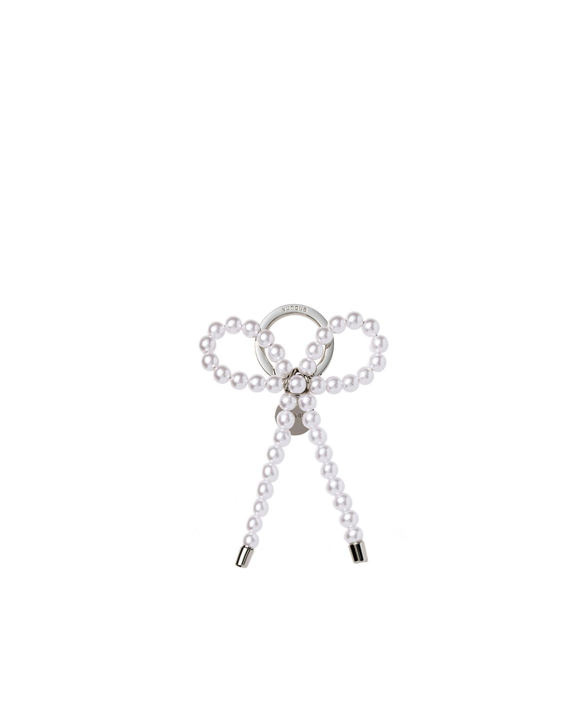 분크(VUNQUE) Pearl Ribbon Charm (펄 리본 참) White
