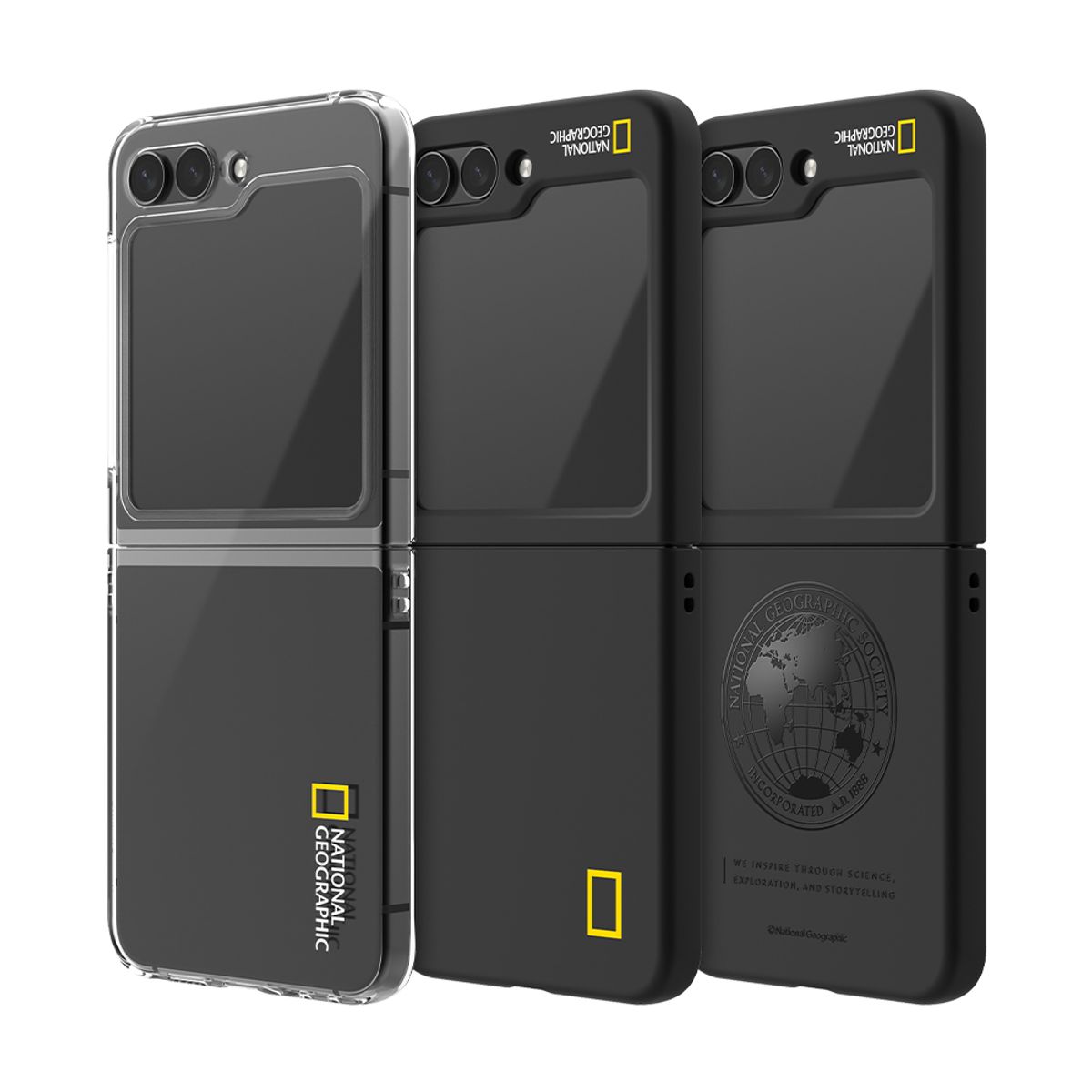 내셔널지오그래픽 모바일(NATIONAL GEOGRAPHIC MOBILE) 갤럭시Z플립5 프론트 글라스 슬림핏 케이스