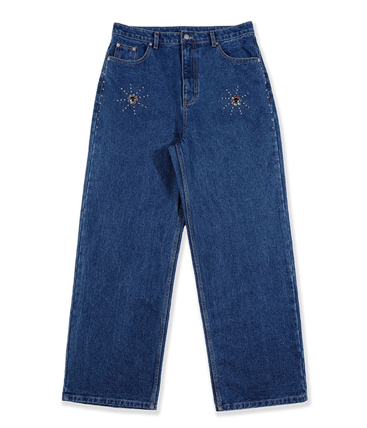 유쓰배쓰(YOUTHBATH) SUN RIVET DENIM PANTS