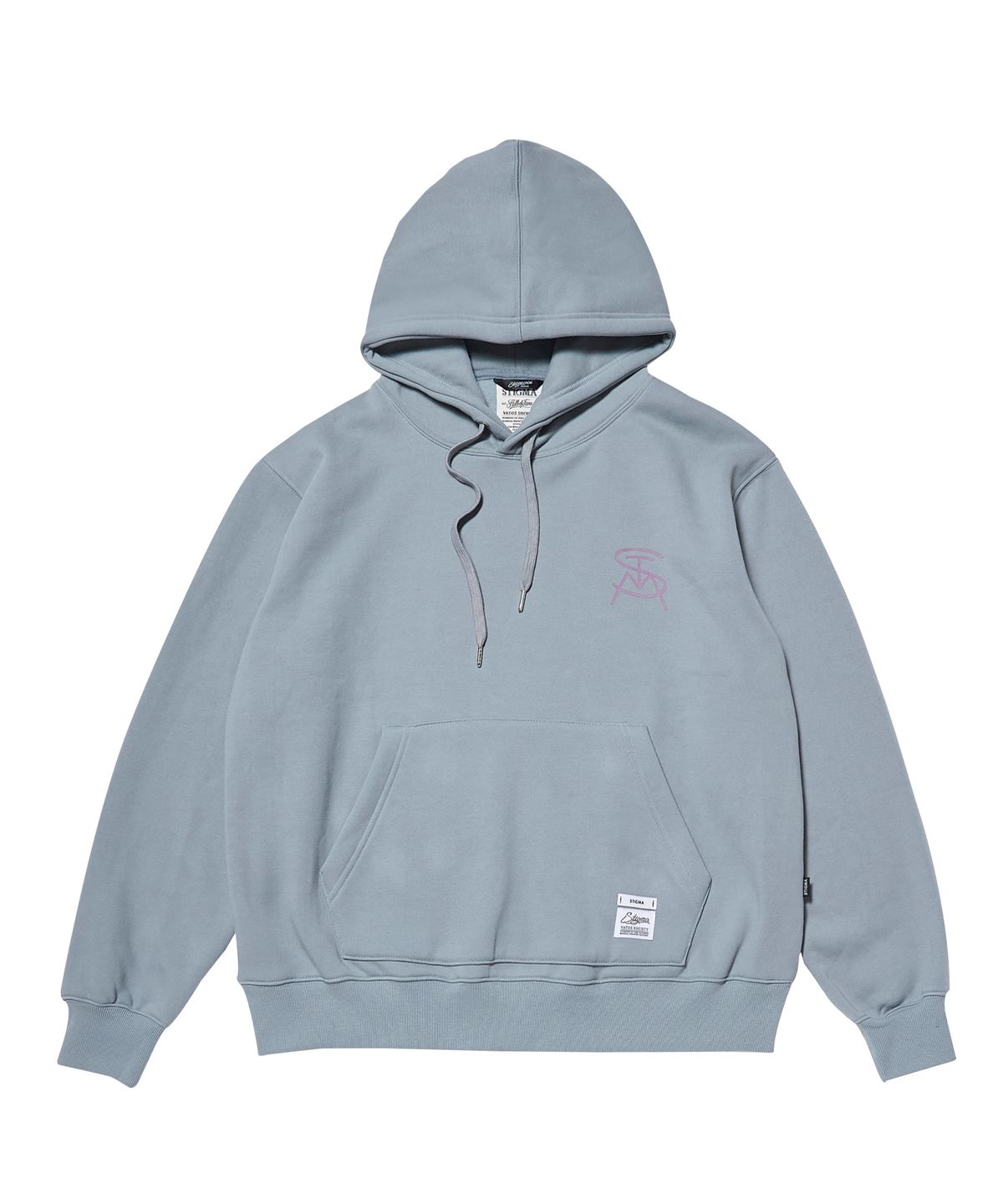스티그마(STIGMA) MEMORY OVERSIZED HOODIE BLUE GRAY