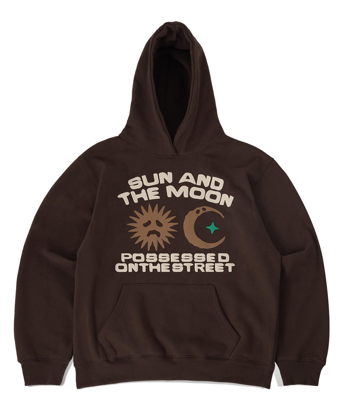 퍼츠(POTS) ALL DAY HOODIE [BROWN]