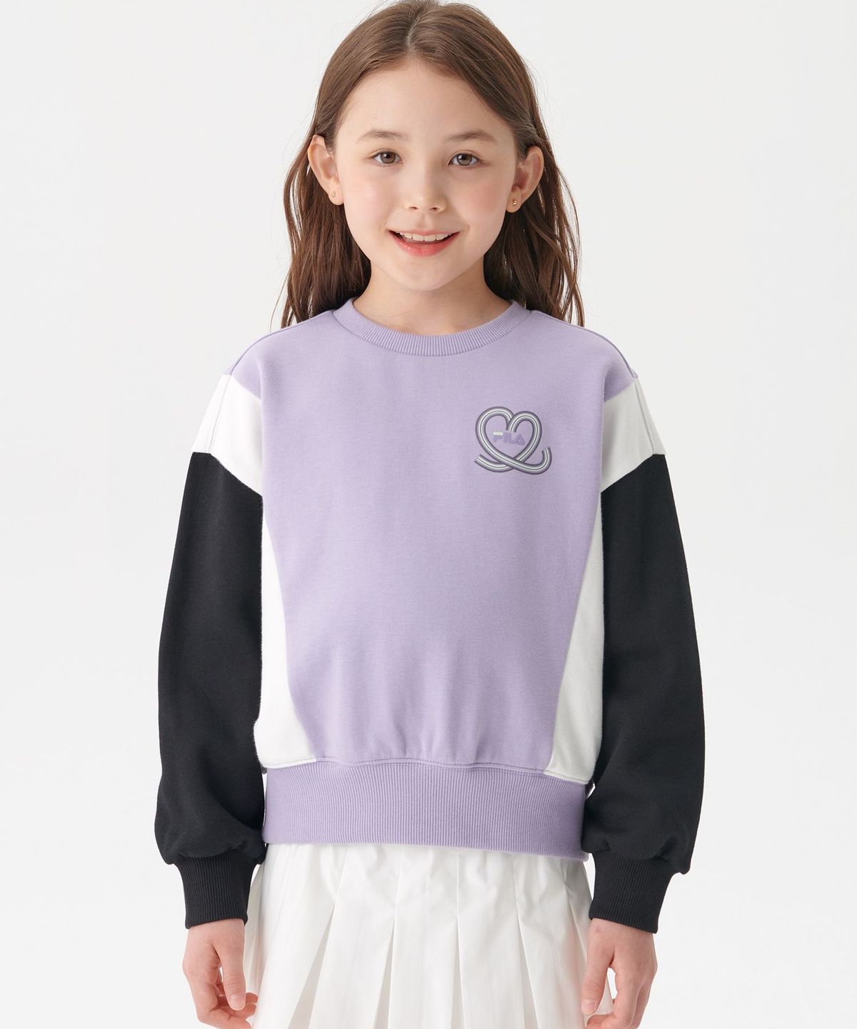 휠라 키즈(FILA KIDS) 퍼포먼스 여아 맨투맨(FK2POF3401FDVI)