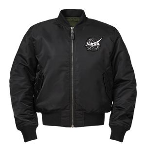 남녀공용 양면 리버시블 투웨이 MA-1 자켓 블루종 항공점퍼 아우터 [블랙]