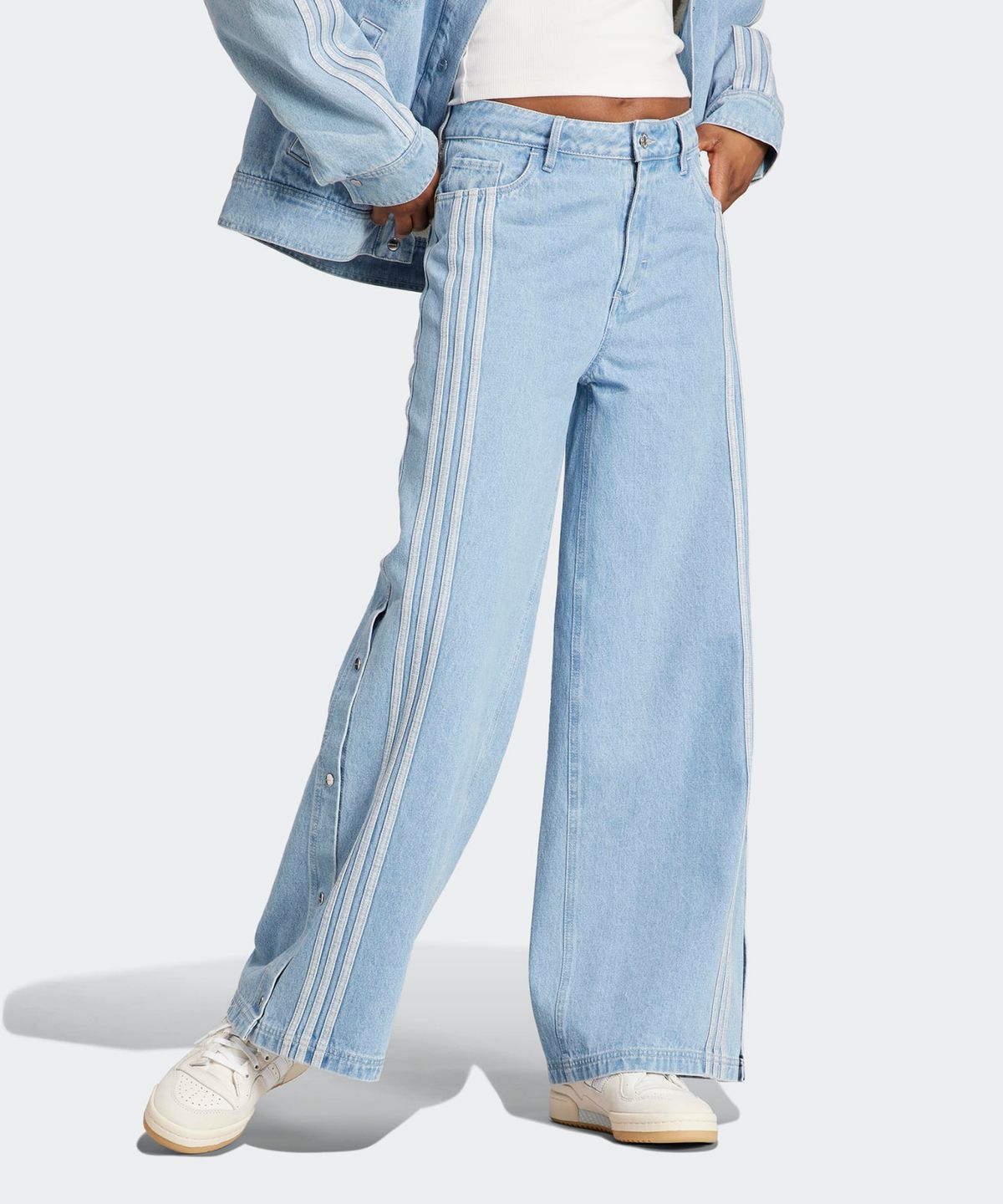 아디다스(ADIDAS) 데님 팬츠 - 스카이블루 / IS5249