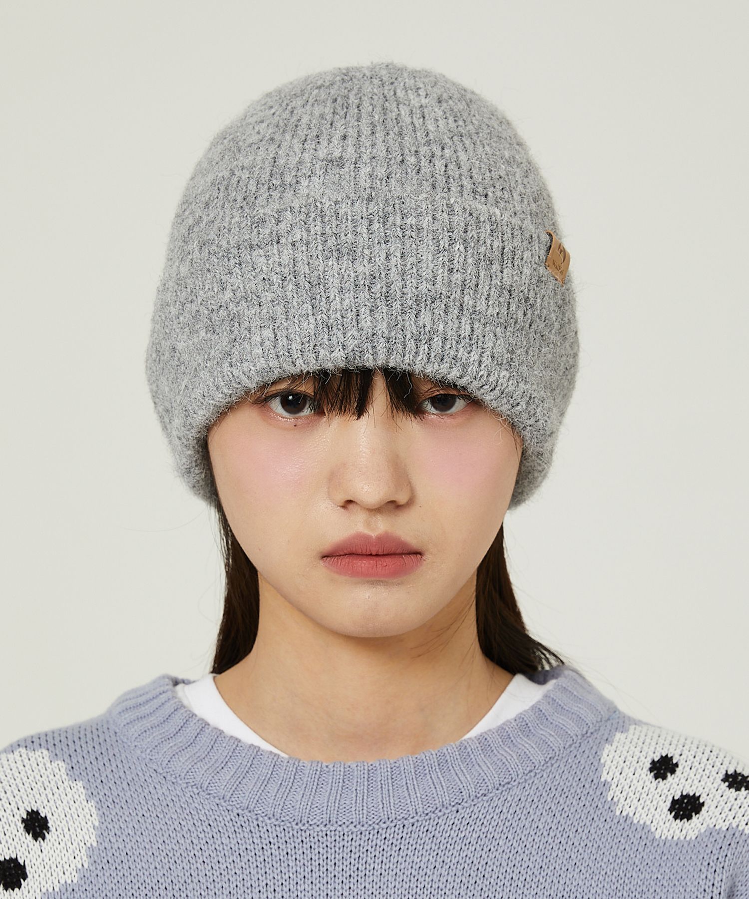 ★Wai Kei★ Hairy Basic Beanie Grey YK23FWAC15-3 MUSINSA | WAI KEI Hairy Basic Beanie Gray