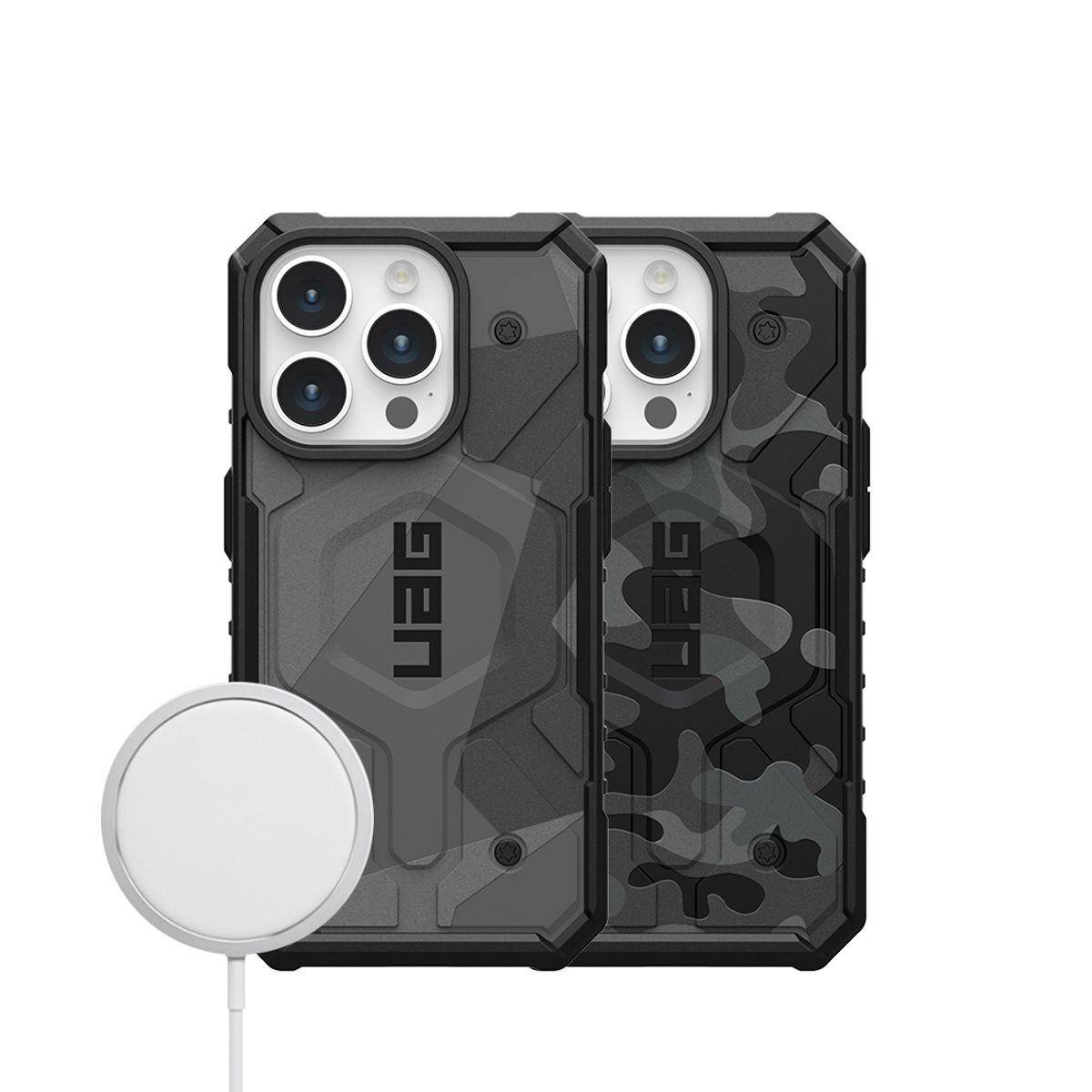 유에이지(UAG) 아이폰15 프로 프로맥스 카모 맥세이프 케이스