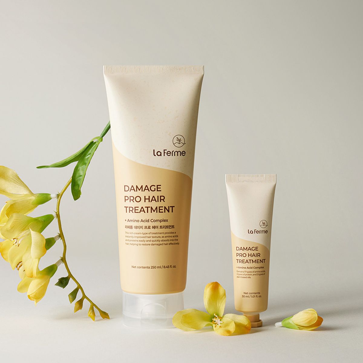 라페름(LA FERME) 데미지 프로 헤어 트리트먼트 250ml + 사은품 30ml 추가증정