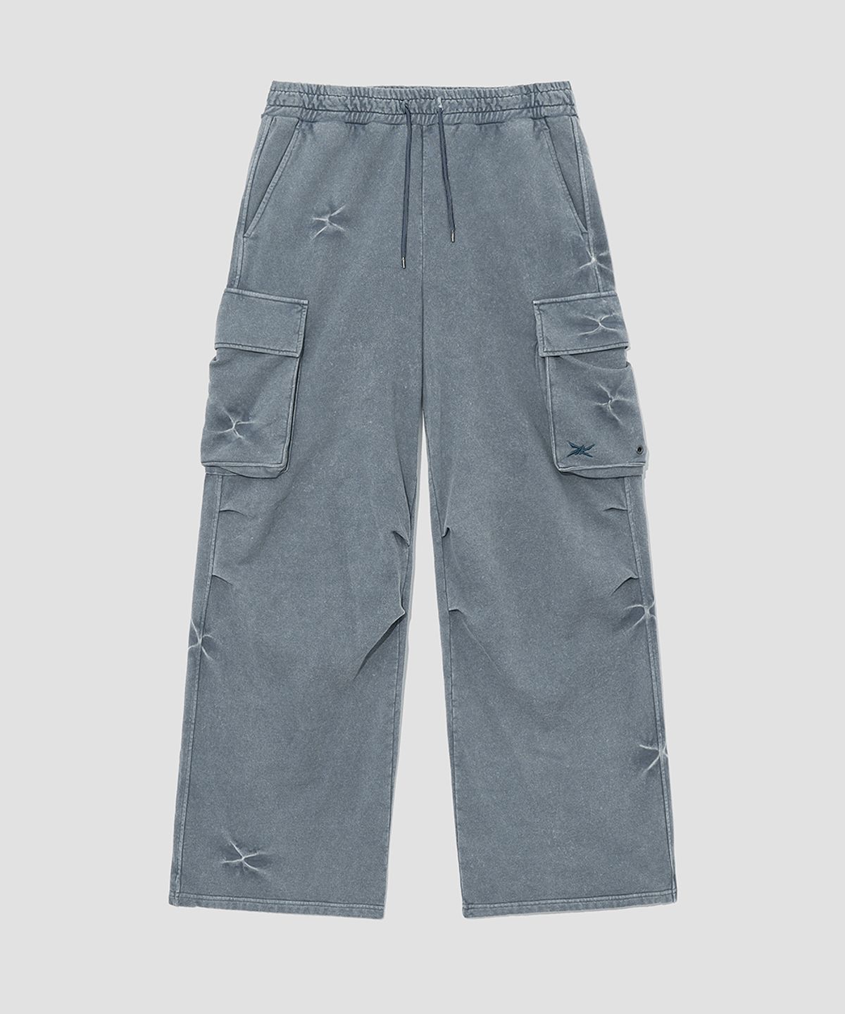 메종미네드(MAISON MINED) PINCH CARGO SWEATPANTS BLUE