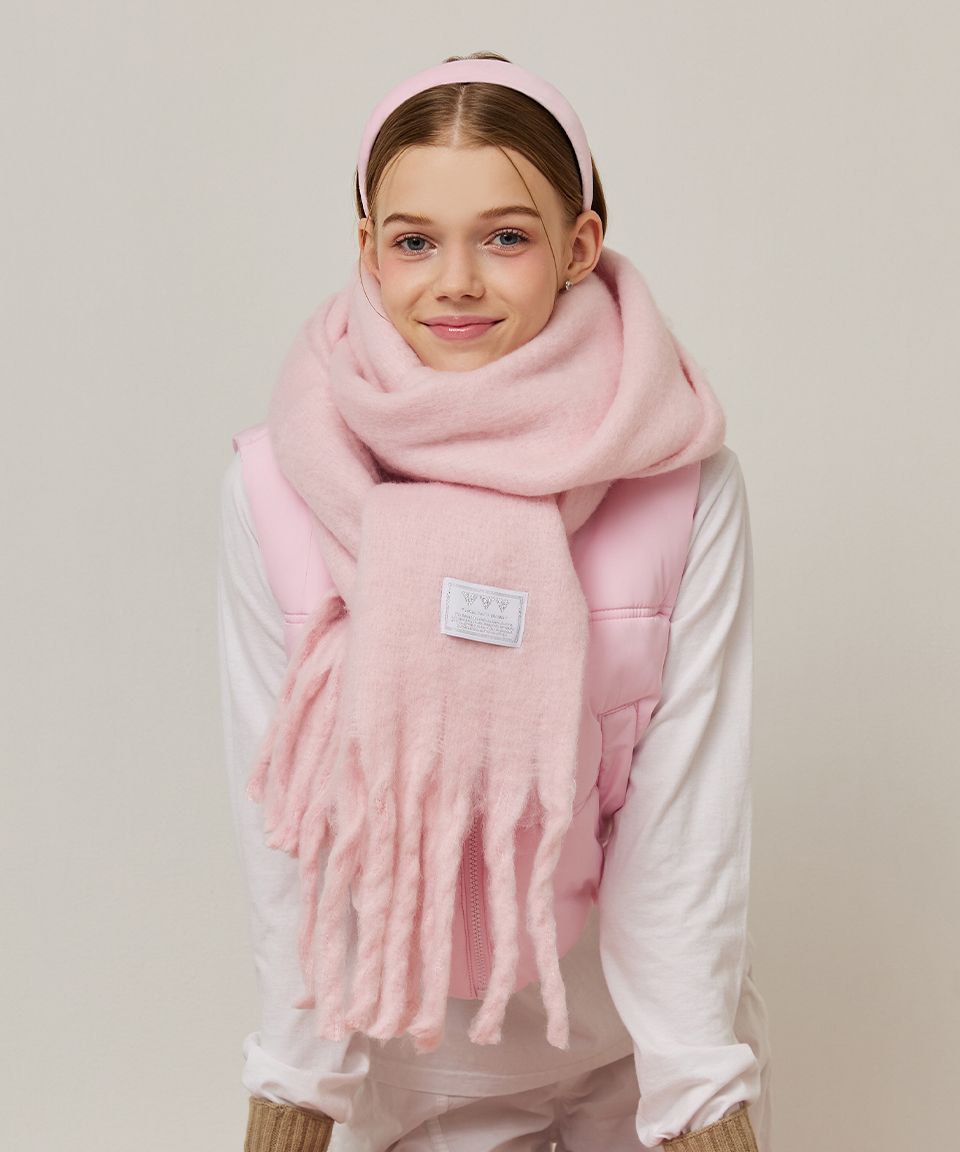 マフラー・ストール [VVV] Basic Big muffler _ PINK MUSINSA公式 | VVV Basic Big Muffler _ Pink