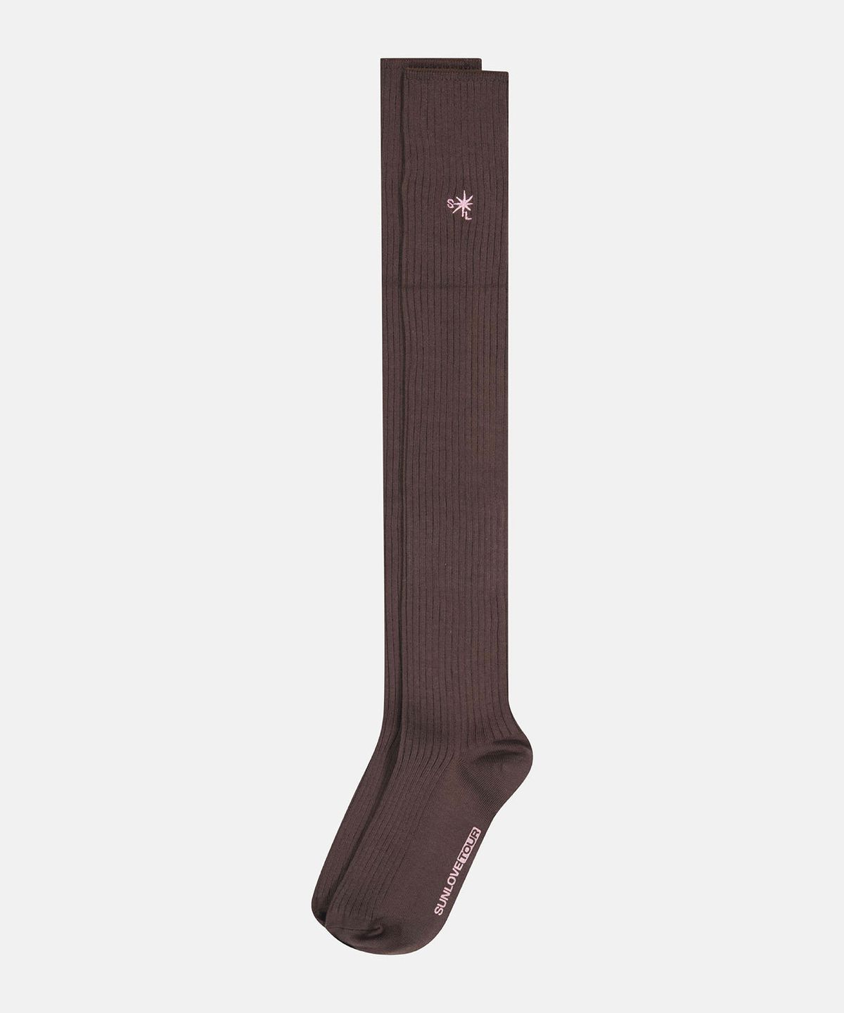 썬러브(SUNLOVE) Roomy Knee Socks Brown