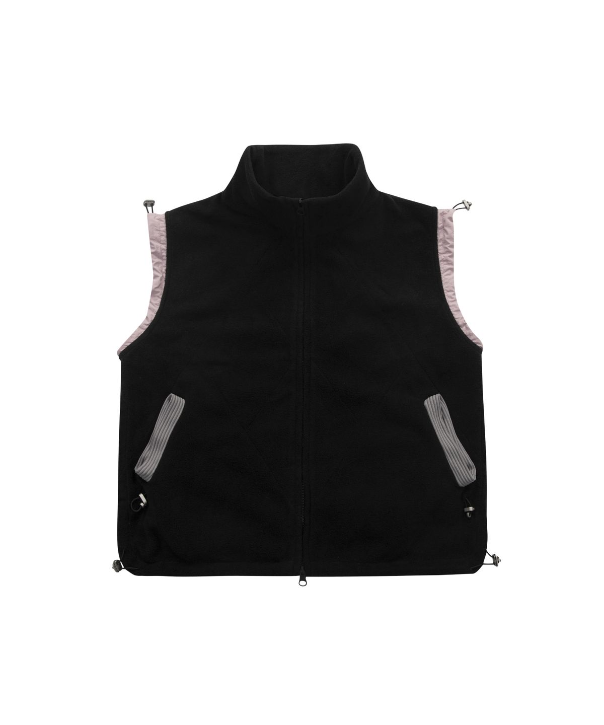 더바이닐하우스(THEVINYLHOUSE) QUILTING FLEECE VEST BLACK (VH2DFUB991A)