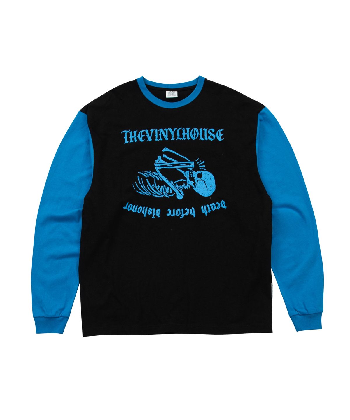 더바이닐하우스(THEVINYLHOUSE) PRAY FOR LS TEE BLACK (VH2DFUT553A)