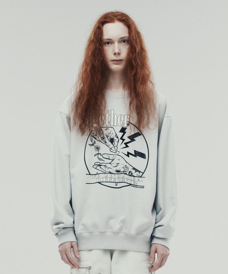 TOGETHER SWEATSHIRTS GREY (VH2DFUM440A)