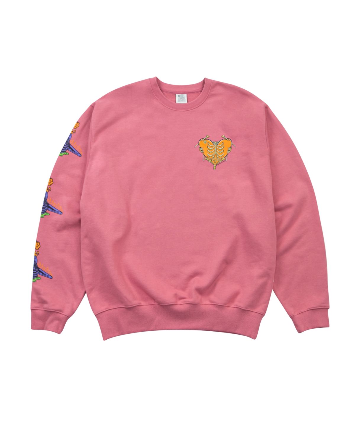 더바이닐하우스(THEVINYLHOUSE) FALL IN LOVE SWEATSHIRTS PINK (VH2DFUM445A)