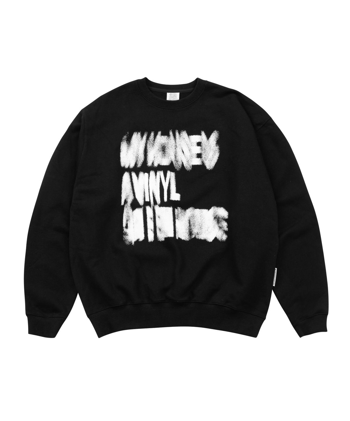 더바이닐하우스(THEVINYLHOUSE) SPREAD SWEATSHIRTS BLACK (VH2DFUM446A)