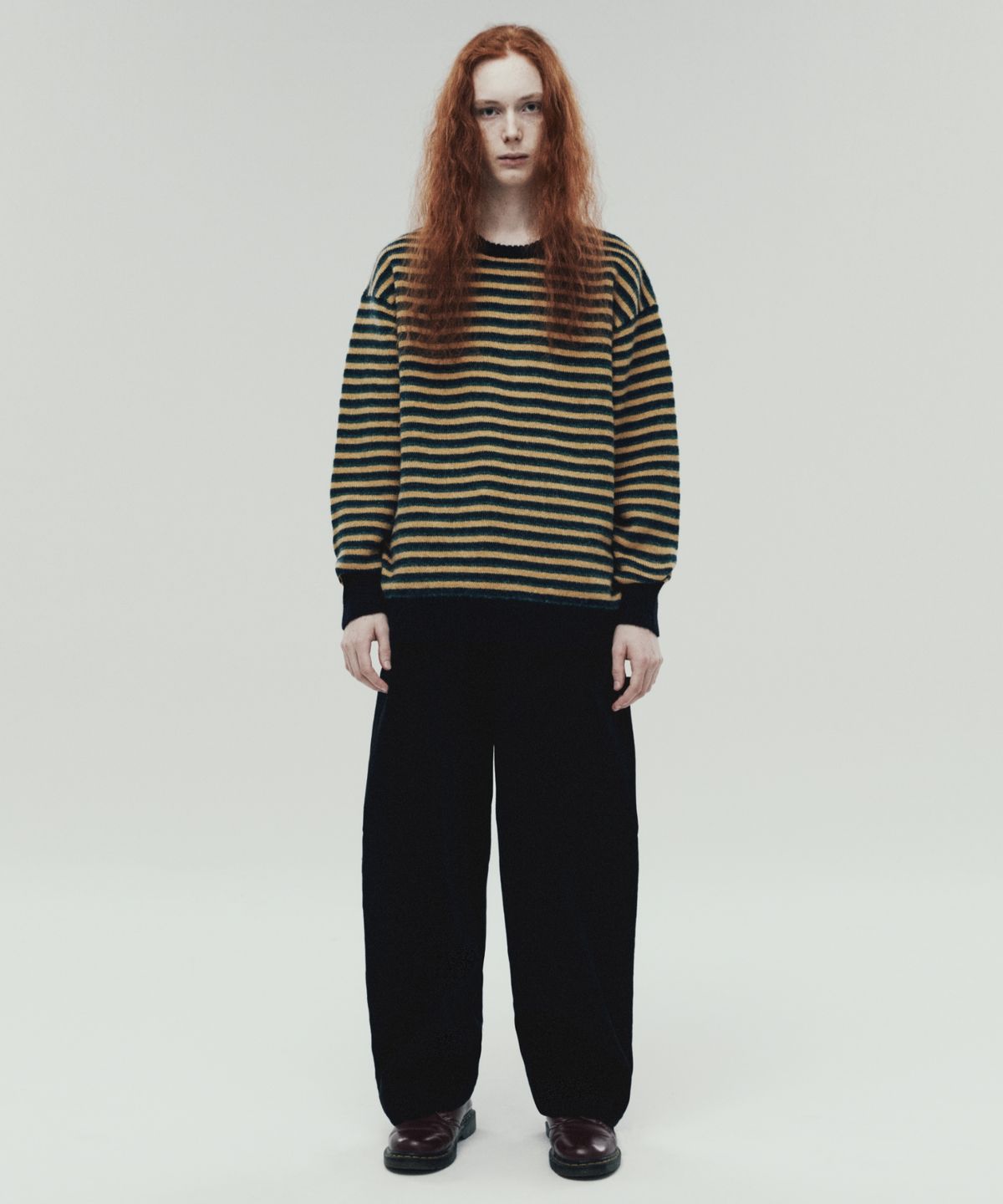 더바이닐하우스(THEVINYLHOUSE) CORDUROY PANTS BLACK (VH2DFUPA11A)