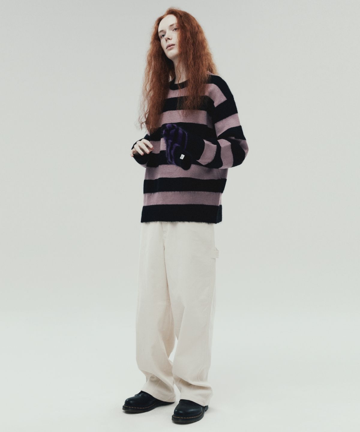 더바이닐하우스(THEVINYLHOUSE) CORDUROY PANTS IVORY (VH2DFUPA11A)