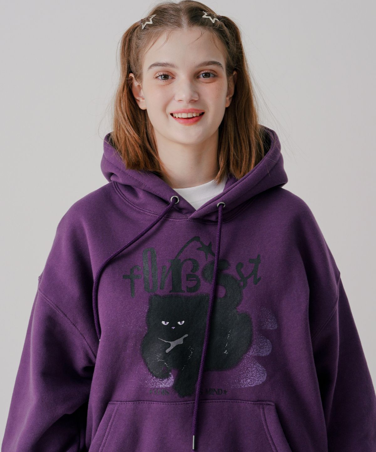 더블유브이프로젝트(WV PROJECT) 캐치 후드 퍼플 JIHD7688