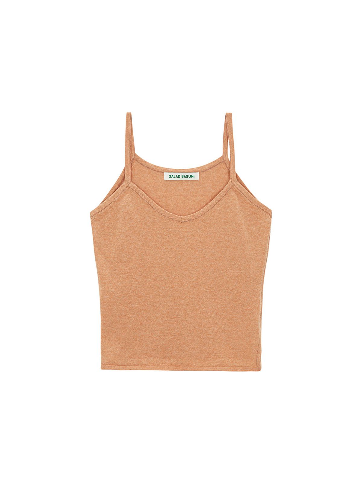 샐러드바구니(SALAD BAGUNI) V-Neck Strap Top_orange