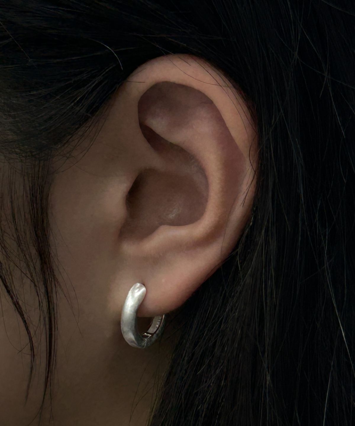 바라두(BARADU) [BARADU 925] Sanding basic hoop earrings