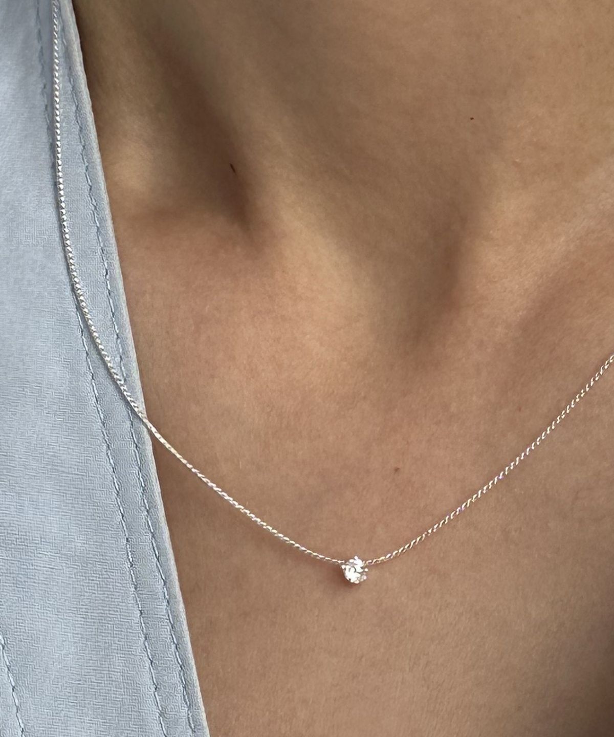 바라두(BARADU) 925 Daystar chain necklace