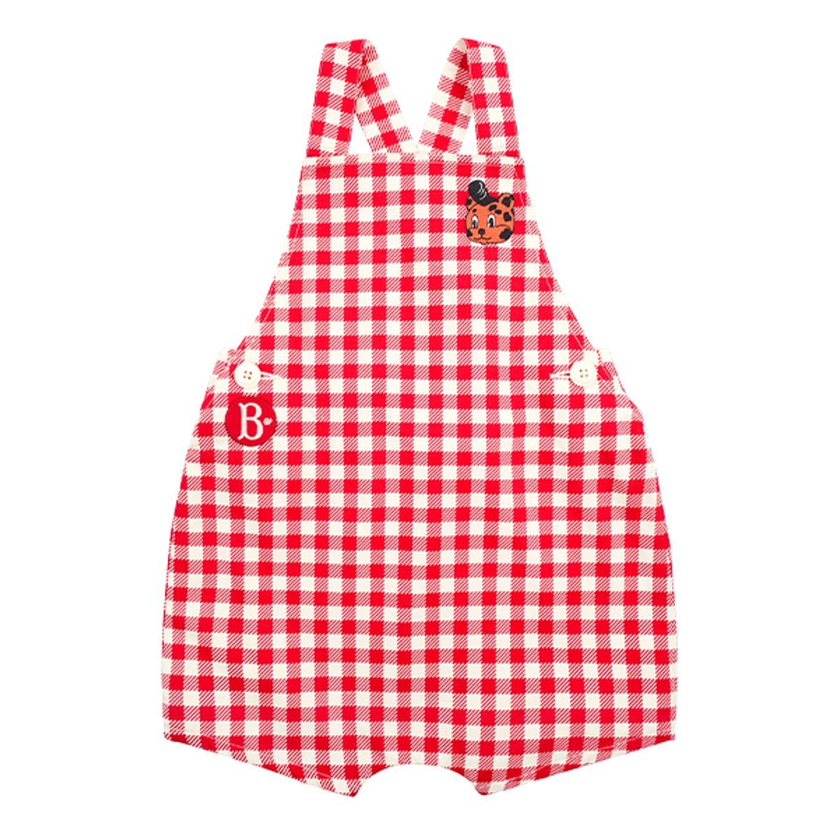 베베드피노(BEBE DE PINO) 아서베이비깅엄체크플레이수트_BP33OV131
