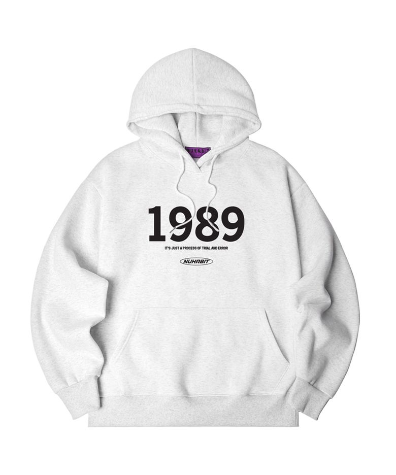 N/H 1989 LOGO 오버핏 기모 후드 (SOH4-1NH7098)
