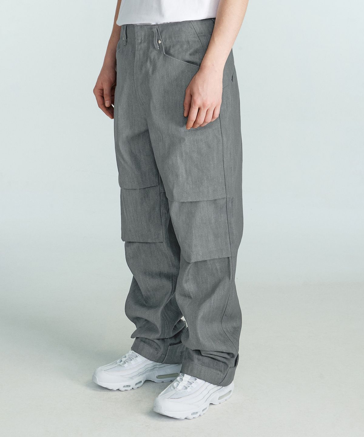 록히드마틴(LOCKHEED MARTIN) LM T-33 WIDE DENIM (GREY) - 사이즈 & 후기 | 무신사